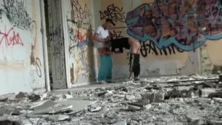 Two Sexy Twinks Badboys NAthan and Rixky Fucking Rough in Exhib Cruising Outdoor Place 7