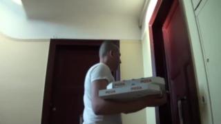 Sexy Blond Tiwnk Fucked by Straight Arab Deliver Pizzza 1