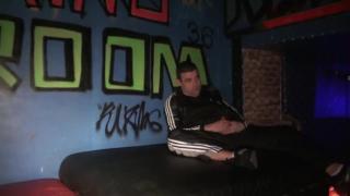 Hard Piss and Domiantion Insneaker by Badboys in Publci Cruising in Barcelona 1