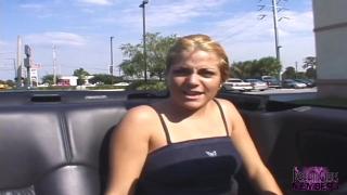 Fun Party Girl Rides Topless in my Convertible 4