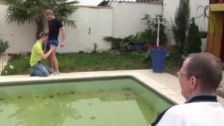 Two Sexy Fench Twinks Fucking Outdoor for Older Perver Daddy for Financial Motivation 2