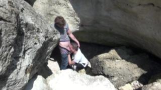 Young French Dude Fucked by Straight Bo in the Public Beach 3