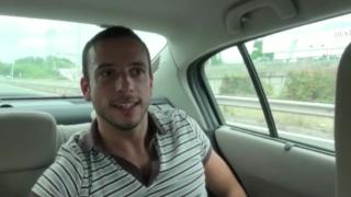 Valentin Fucking Stany in the Car in the Raod an Fucked in Cruising Forest 1