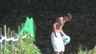 NATHAn Fucked by JIMY in Exhib Outdoor Garden 1