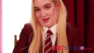 British 18 Year old Schoolgirl - Stockings & Feet JOI 5