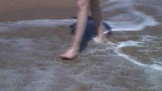 Gorgeous Teen Agnes Bathes her Beautiful Naked Body in the Ocean! - Full Video! 3