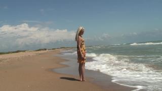Gorgeous Teen Agnes Bathes her Beautiful Naked Body in the Ocean! - Full Video! 4