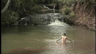 Blond Feminetair Boy Fucked by Striaght Oudoor Exhib near a River by Militry 2