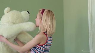 Blonde Cutie Mery Plays with her Teddy Bear Completely Naked - Full Video! 4