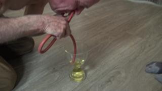 Rinse your Nose with the Home Helper's Piss! + Cuckold Grandpa Urinal! 4
