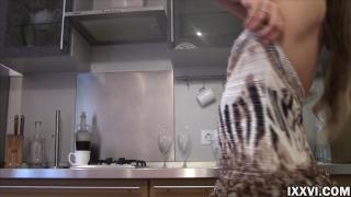 Hot Taissia Shanti Undresses Sexy in her Kitchen 9