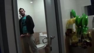 Yougn Striaft Arab Fucked by Top Latino in Public Toilets 3