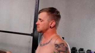 Gorgeous Tatted Muscle Flip Fuck - Ryan Jordan, Ashton Silvers - NextDoorRaw 5