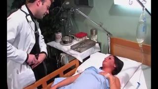 Hot Gorgeous PAtient get DP by two Hospitl Staf's Hard Cock 1