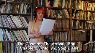 Mandy Cat Kitana Reading Naked the Cosmos Arrivals 1