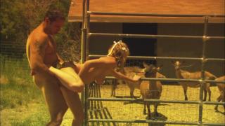 Blonde Chick couldn't Resist herself being Horny in the Farm 10