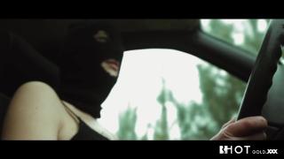 Portuguese Badgirl Masturbates in a Car 5