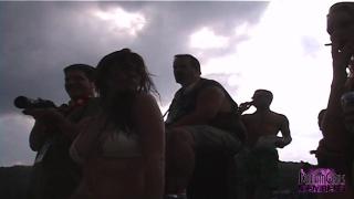 Girls Dance Topless at a Memorial Weekend Boat Party 7