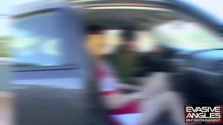 EVASIVE ANGLES Virgin Cheerleaders Squad Stories Scene 2.Samantha Faye Gets Driven to the Frat House 1