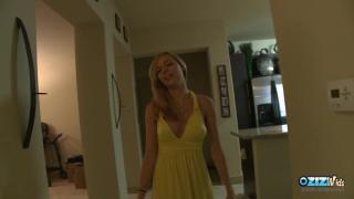 Blonde Sweetie Nicole Ray makes a Friend Happy with some Toys 2