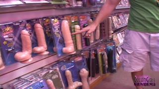 Picking out a Toy in a Porn Store Totally Naked 3