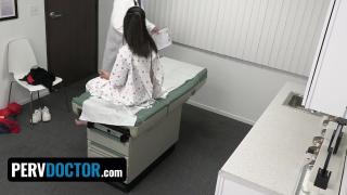 Perv Doctor - Sexy Patient Gets down on her Knees Sucking Doctor Cock to Clear her after Injury 3