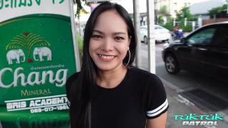 TukTukPatrol Big Tit Thai Cutie Gets Messy Facial from Big Cock Foreigner 2