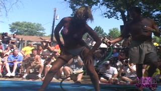 Hot Wife Bikini Strip off at Nudes a Poppin