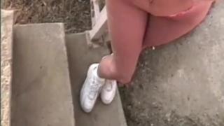 Blonde Young Neighbor with Flexible Body Gets Fucked in the Asshole