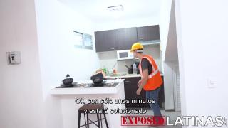 ExposedLatinas - Latina Housewife with Big Tits Seduces a Hardworking Gringo - Renata Love 1