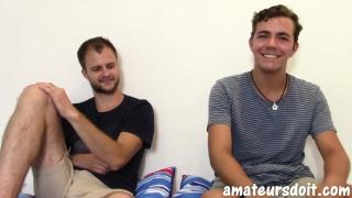 Nervous 19yo Australian Gets Fucked on Camera by Sexually Experienced French Versatile Top 2