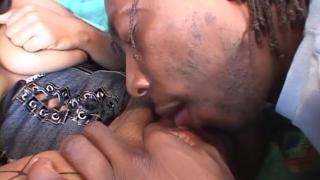 Ebony Slut with Big Ass and Big Tits Gets her Nipples Licked and Tight Pussy Fucked 3