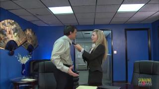 Beautiful Blonde MILF with Big Tits Lets her Boss Fuck her in the Office - Pornhub.com 2