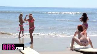 BFFS - Naughty Surfer Girls Tiffany Star and Friends get Wild with Beach Boy during Spring Break - Pornhub.com 1