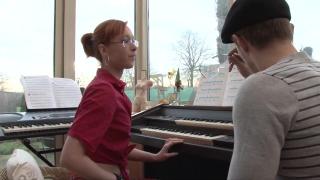 Redhead Schoolgirl Piano Lessons Turns to Hot Pussy Pounding - Pornhub.com 3