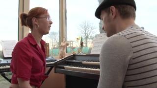 Redhead Schoolgirl Piano Lessons Turns to Hot Pussy Pounding - Pornhub.com 4