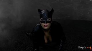 Katwoman Jennifer Dark Prowls into a Prison Cage 3way - Pornhub.com 1