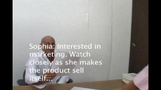 SOPHIA: Interested in Marketing .watch Closely as she makes the Product Sell Itself... - Pornhub.com 1