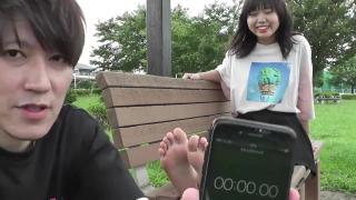Gay Porn  Japanese teen girl soles tickled in park Amazon - 1