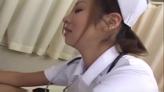 Erena Fujimori nurse gives blowjob to patient - 1