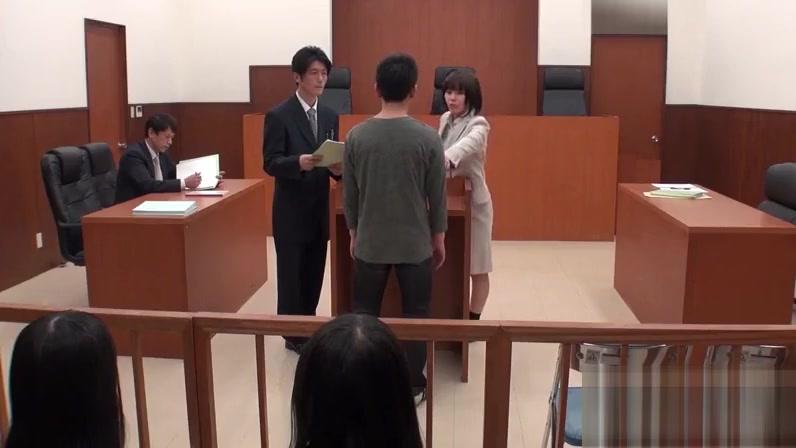 Raw  asian lawyer having to hand job in the court Stoya - 1