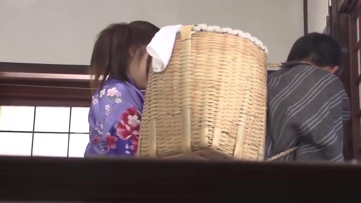 Japanese teen geisha has her hairy pussy toyed in a dojo - 2