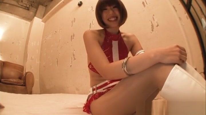 Seira Matsuoka naughty race queen in hot solo masturbation - 1