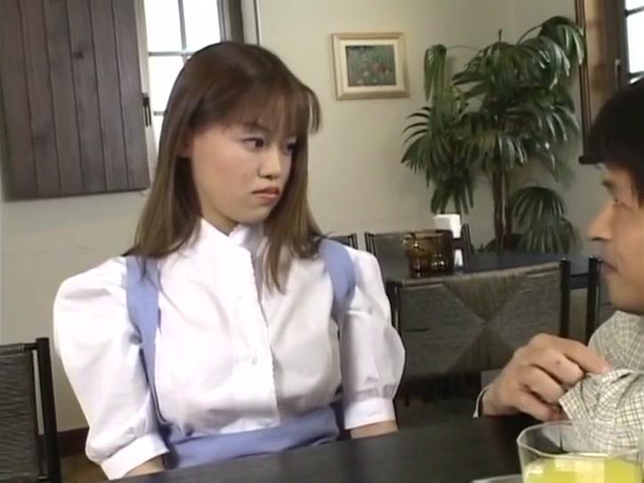 Tsubasa Okuna, hot Asian maid gets big tits exposed and licked - 2