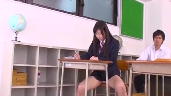 Hot Girl  Oriental schoolgirl goes for a knob Fisting - 1