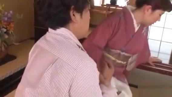 Joi  Japanese Mother Fucking In Kimono with Son Rough Sex - 1