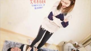 Muscles Chinese trampling and face kicking Gay Party - 1