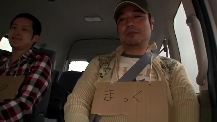 Cosplay nippon babe fucking lucky dude in car - 1