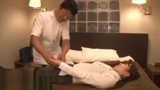 Fuck My Pussy Hard  Japanese massage with office lady in stockings Police - 1