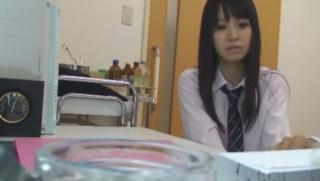 Married  Exotic Japanese girl Kokoro Hirahara, Miku Airi in Incredible Doggy Style, College/Gakuseifuku JAV clip Leite - 1